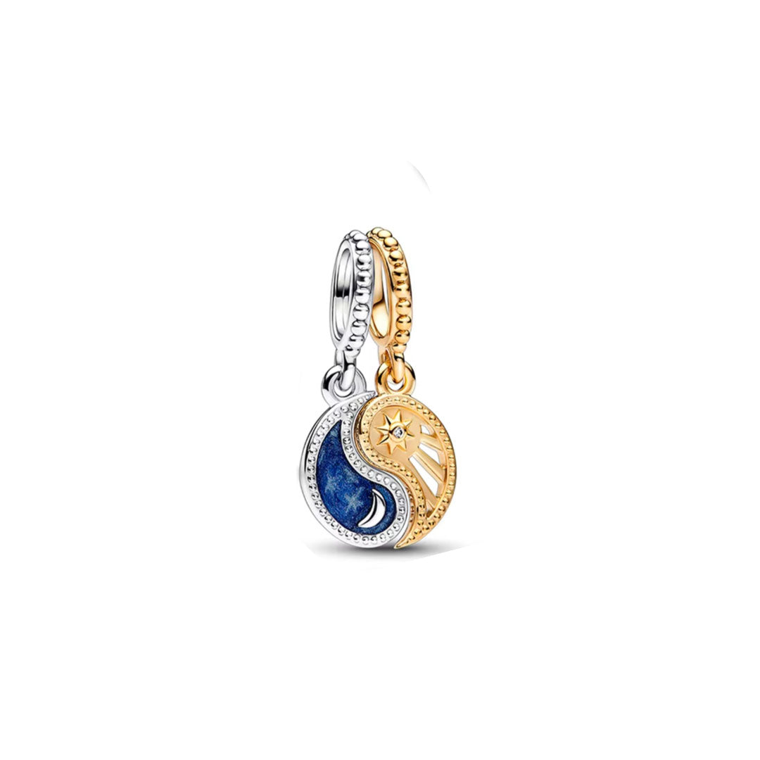 Amuleto Ying Yang Dorado