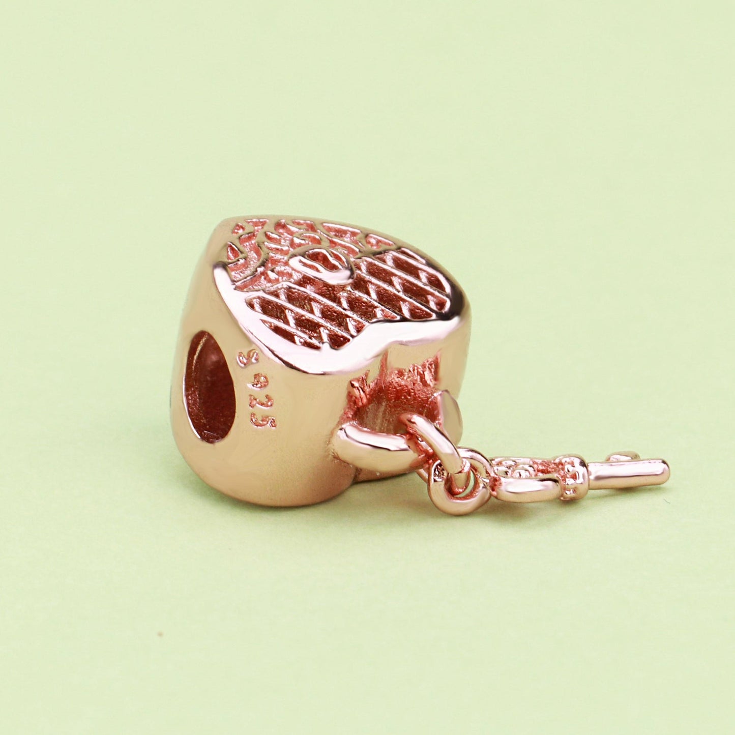 Charm de llave del corazón