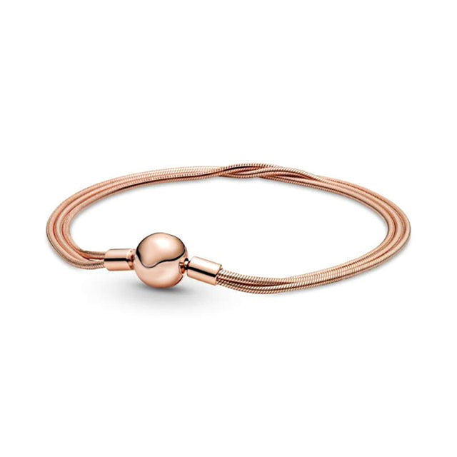 Pulsera multilínea rosa