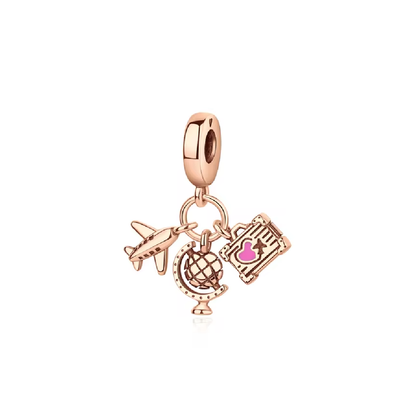 Charm Viaje Oro Rosa