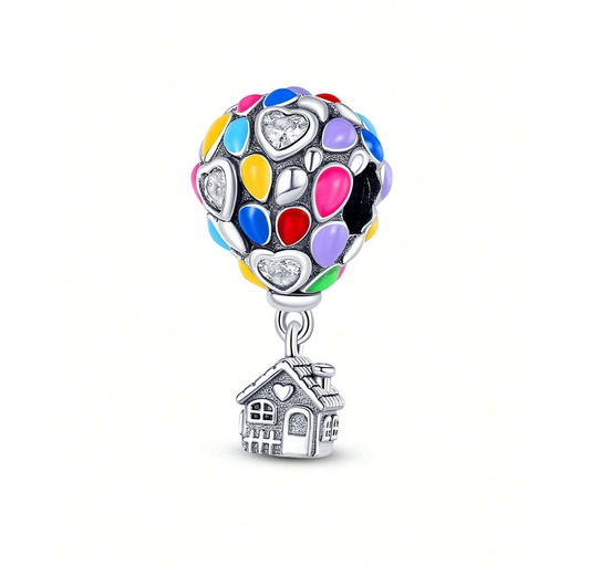 House Charm with Balloons