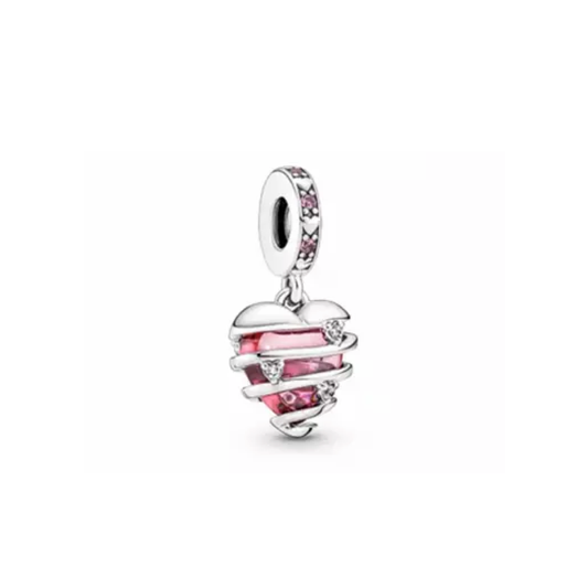 Charm Clasico Corazon Rosa