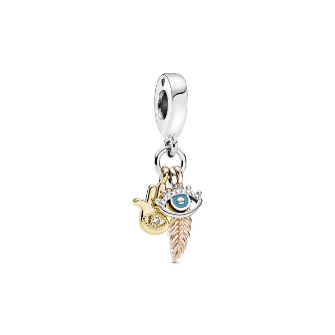 Charm Prosperidad Mano Fátima Ojo Turco