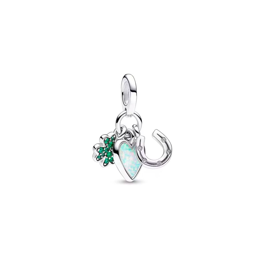 Charm Trébol Corazón Herradura