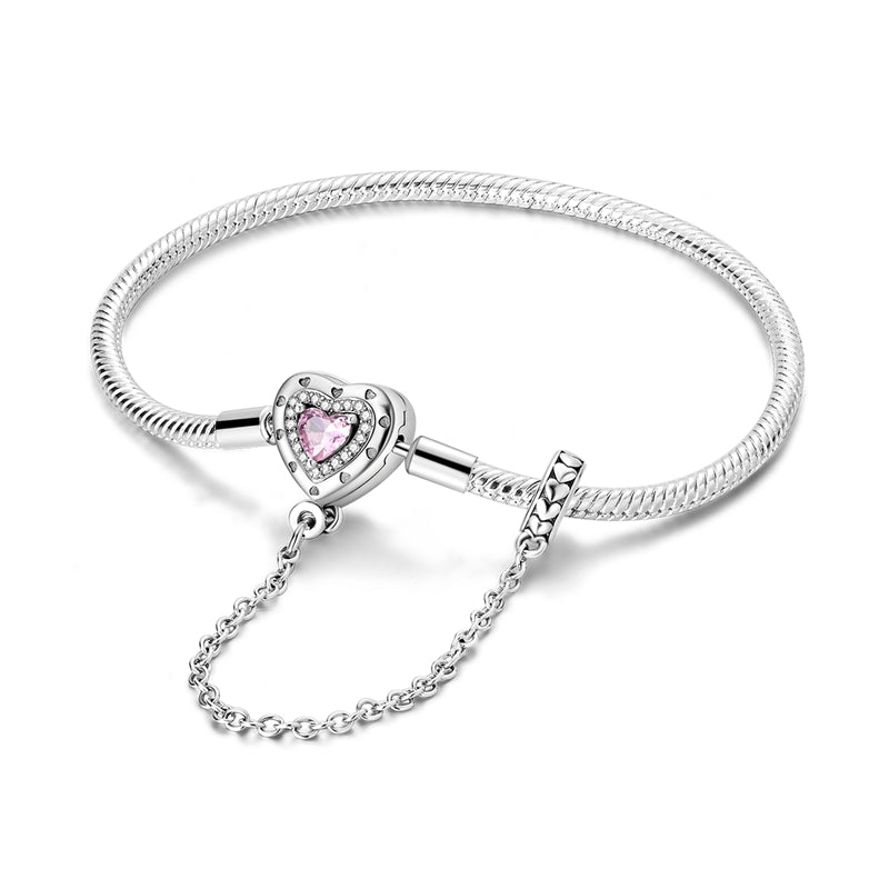 Pink Heart Bracelet