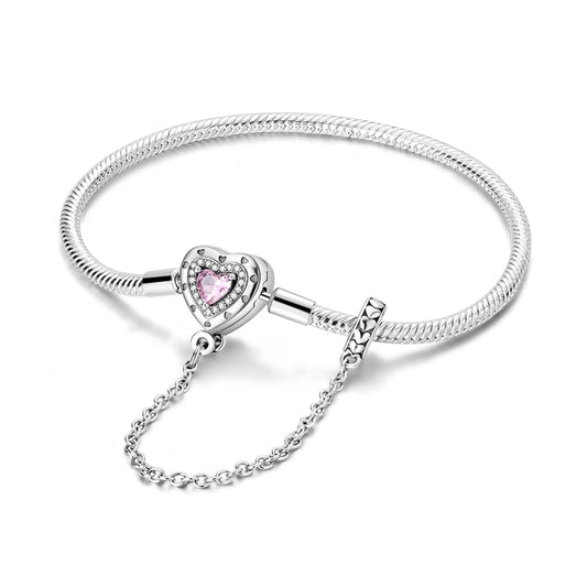 Pink Heart Bracelet