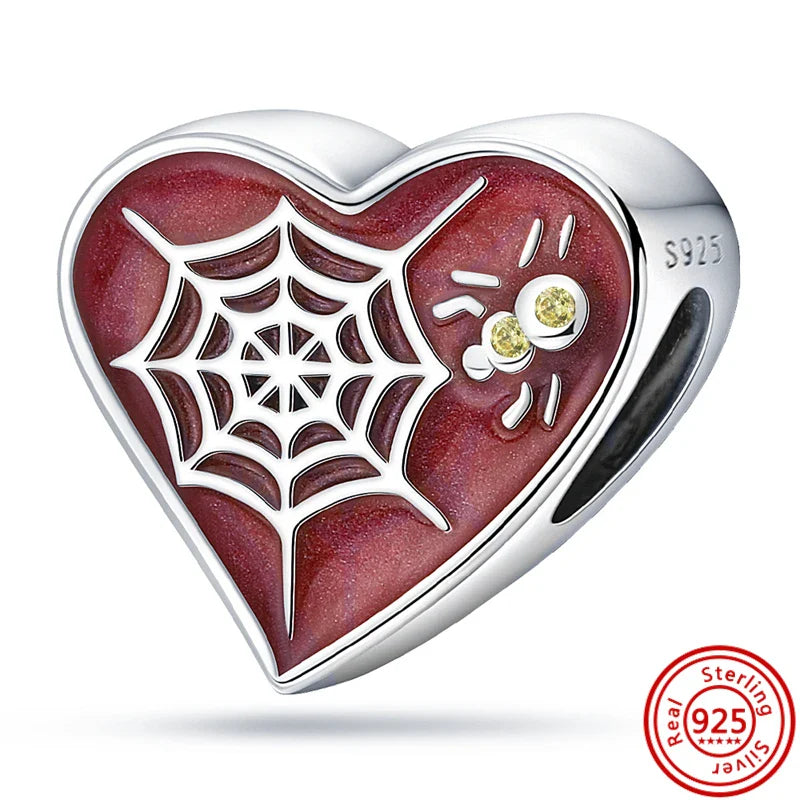 Amuleto de amor de araña de Halloween
