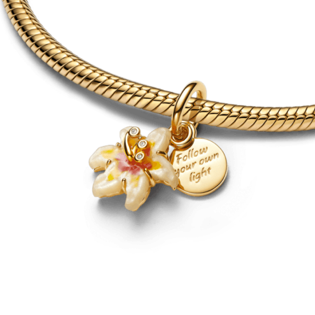 Charm Flor Enredados Fosforescentes