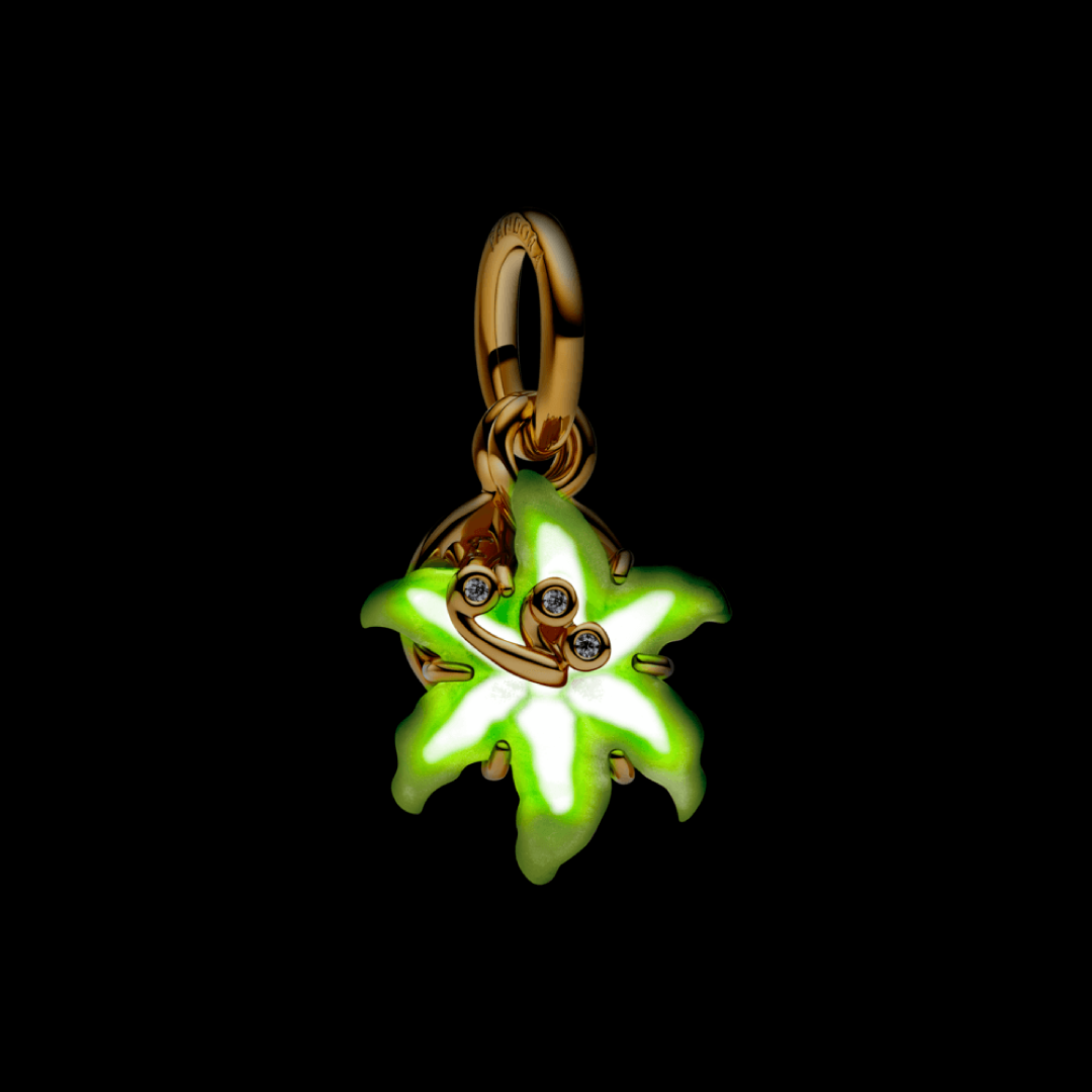 Charm Flor Enredados Fosforescentes